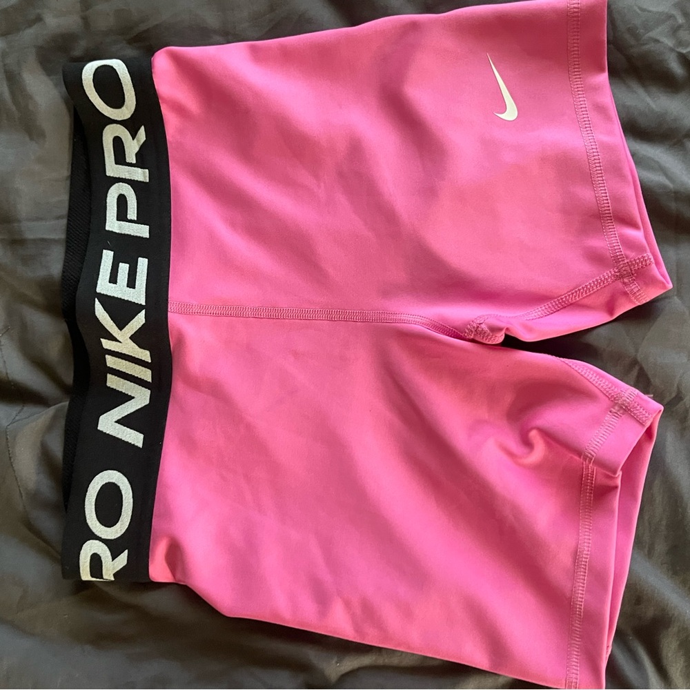 Nike Pro Pink youth shorts